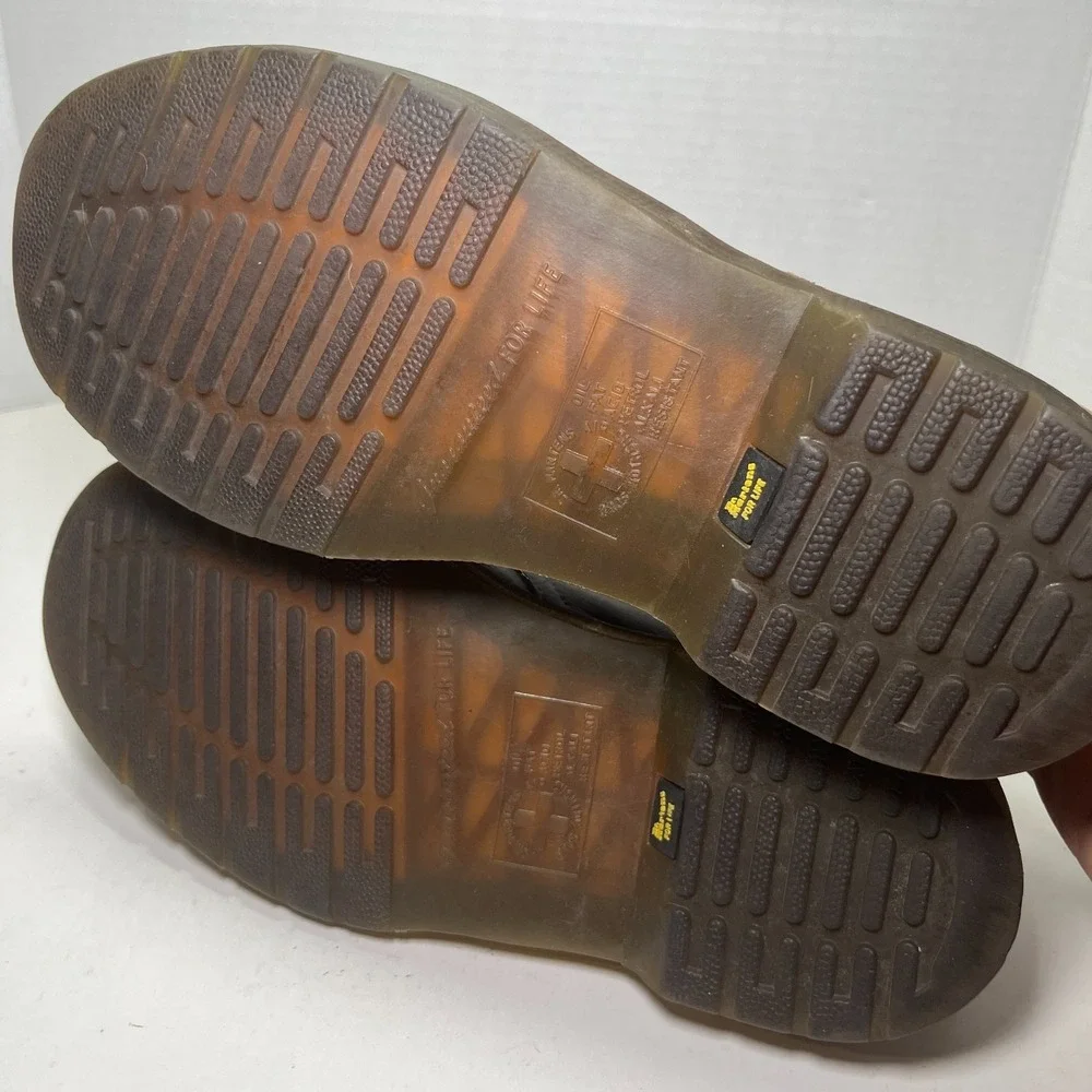Dr. Martens 1461 For Life Men's 7 Brown Leather Oxford Slip Resistant AW004